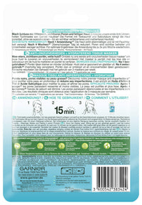 Garnier Cloth Mask, Face Mask for Oily Skin, Anti-Impurities, Formula with Tea Tree Oil and Salicylic Acid, Clear Active, 23 g