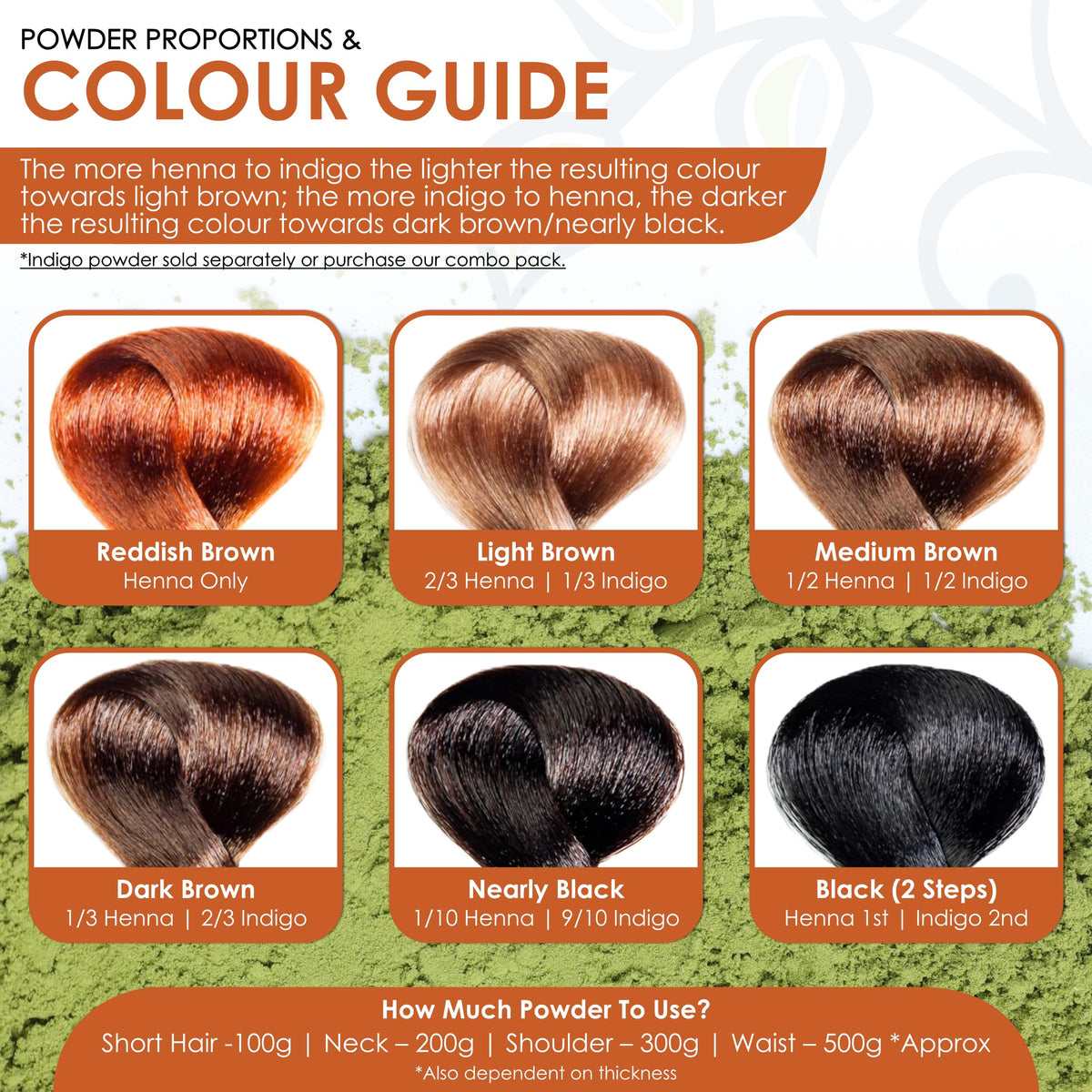 Davis Finest - Organic Henna Powder, 100g - PPD-Free Natural, Skin Friendly Hair & Beard Dye - Ideal for Hair Colouring & Henna Cone Paste - Easy to Use, 100% Plant Based, Chemical Free Hair Dye