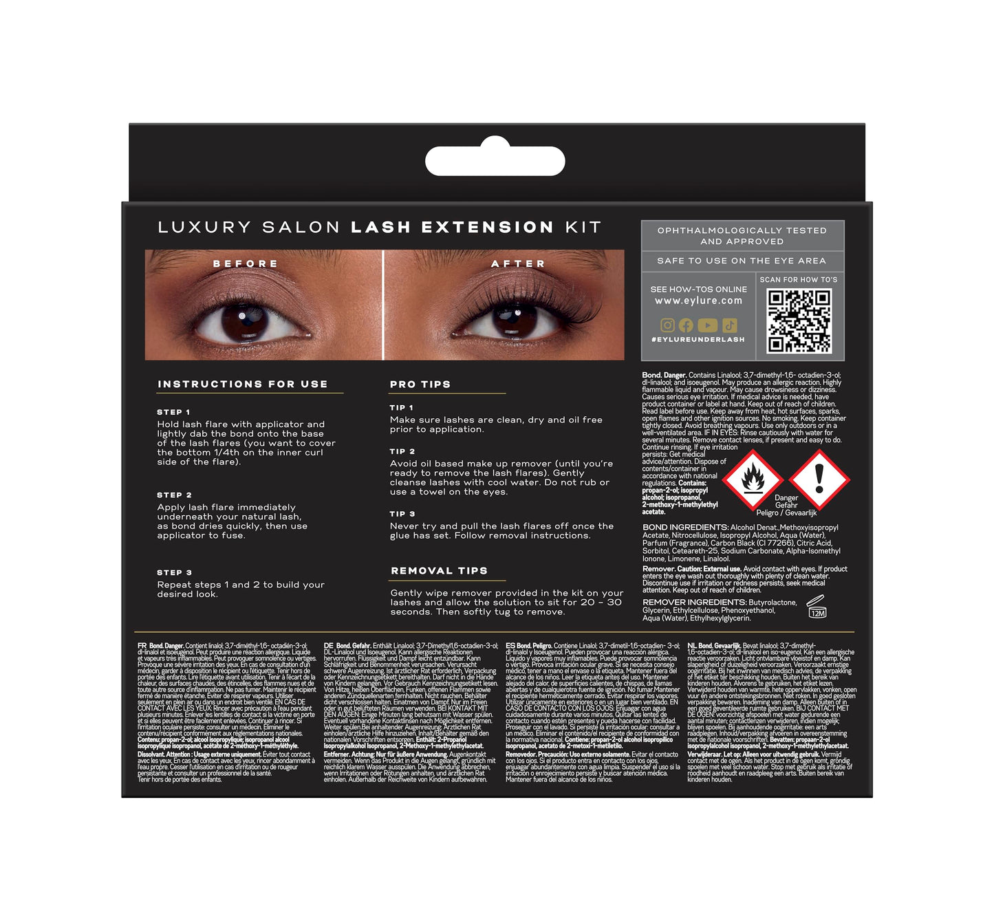 Eylure Underlash Salon Lash Extension Kit Wispy