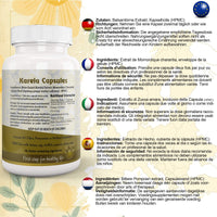 Aushadh Bitter Gourd Karela Capsules, Pure Herbal Supplement, 100% Vegetarian