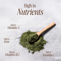 Sevenhills Wholefoods Organic Super Greens Blend 400g | with Spirulina, Chlorella, Wheatgrass, Barley Grass | Supports Skin, Immunity & Reduce Tiredness | 80 Servings | UK Made