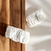 So Eco Wash Wrist Bands (2 Pack) – Reusable Cotton Wrist Bands for Skincare, Prevent Water Run-Off, Soft & Absorbent