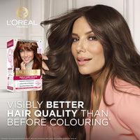 L'Oreal Paris L'Oréal Paris Excellence Crème Permanent Hair Dye, Radiant At-Home Hair Colour with up to 100% Grey Coverage, Pro-Keratin, Up to 8 Weeks of Colour, Colour: 5.5 Natural Mahogany Brown