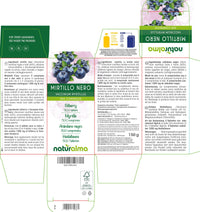 Bilberry or European Blueberry (Vaccinium myrtillus) Leaves and Fruits NATURALMA | 150 g | 300 Tablets of 500 mg | Food Supplement | Natural and Vegan