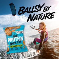 The Protein Ball Co. The Protein Ball Co Peanut Butter Plant Protein Balls - Vegan Snack, Healthy Snacks, Gluten-Free, No Added Sugar - On-the-Go Energy Balls, Box of 10 Bags