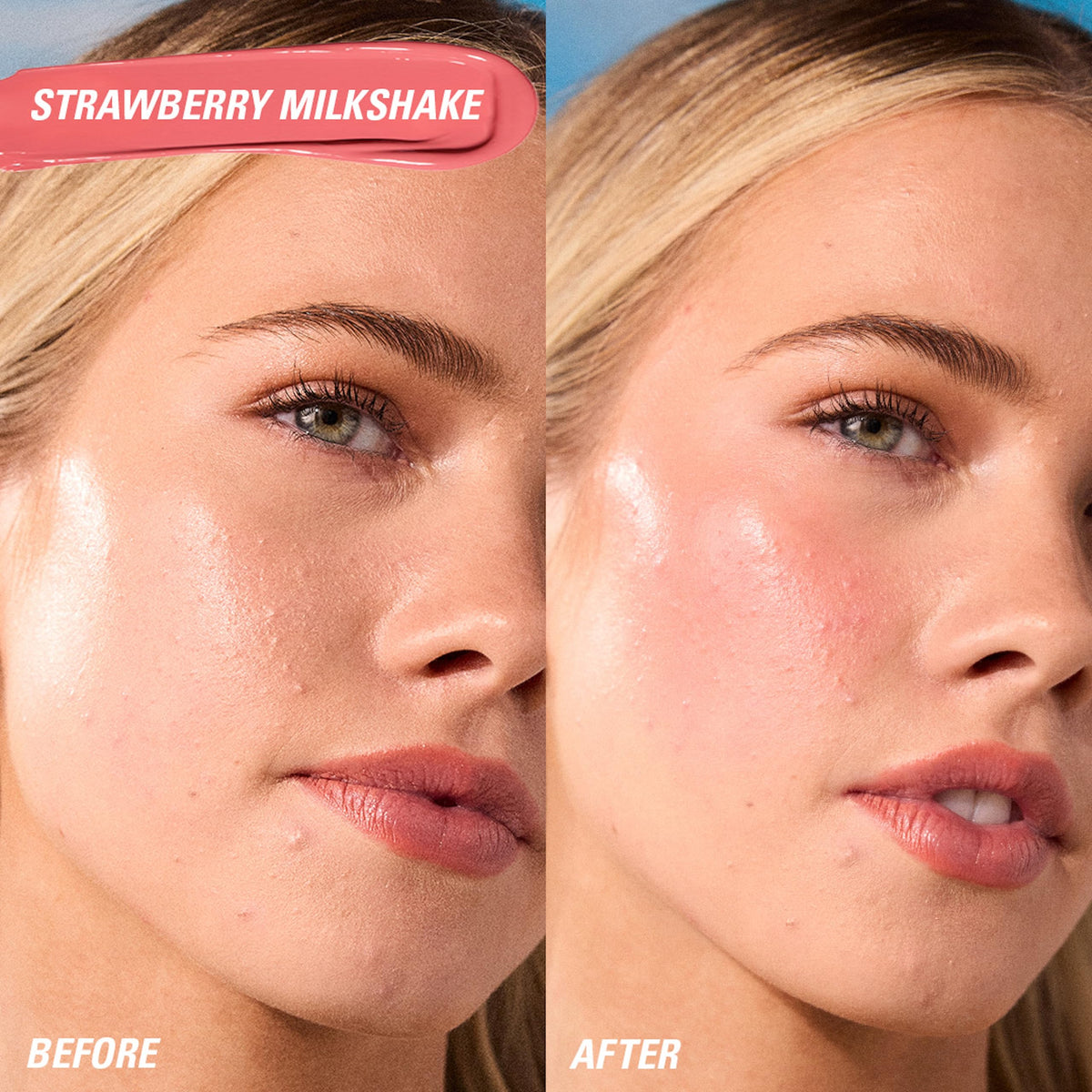 Revolution Skincare London Revolution Superdewy Liquid Blush Burst, Buildable Colour for Cheek, Serum Formula with Peptides & Hyaluronic Acid, Vegan & Cruelty-Free, Strawberry Milkshake Cool Pink, 4.2ml