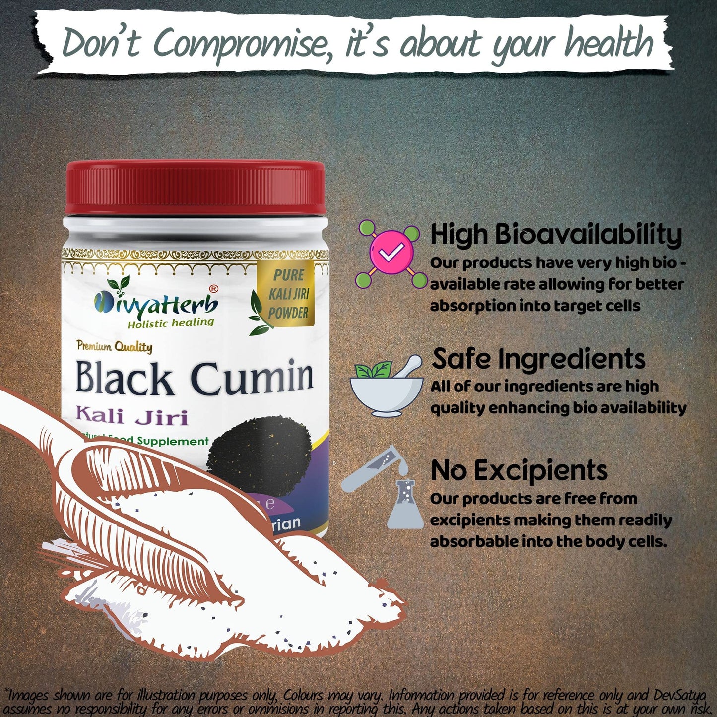 Aushadh Black Cumin (Kali Jiri) Powder