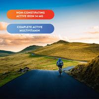 Active Iron Men | 30 Iron Capsules & 30 Multivitamin Tablets | Iron Supplement with Zinc, Vitamin C, D and High Dose B Vitamins | 1-Month Supply