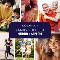 MAV NUTRITION Triple Strength Omega 3 Fish Oil 3600 mg | EPA & DHA | Over 2100mg Omega-3 Fatty Acids | 1300mg EPA + 860mg DHA | Best Essential Fatty Acids | Premium Wild Caught & Burpless Fish Oil | 120 Ct