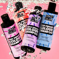 Crazy Color Vegan Pink Shampoo for Pink Hair | Maintain, Refresh and Colour Protect | Sulphate Free, 250ml