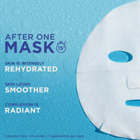 Garnier Moisture Bomb Pomegranate and Hyaluronic Acid Sheet Mask, Super Hydrating & Replumping Face Mask, For Dehydrated Skin, Biodegradable and Vegan Tissue, 28g