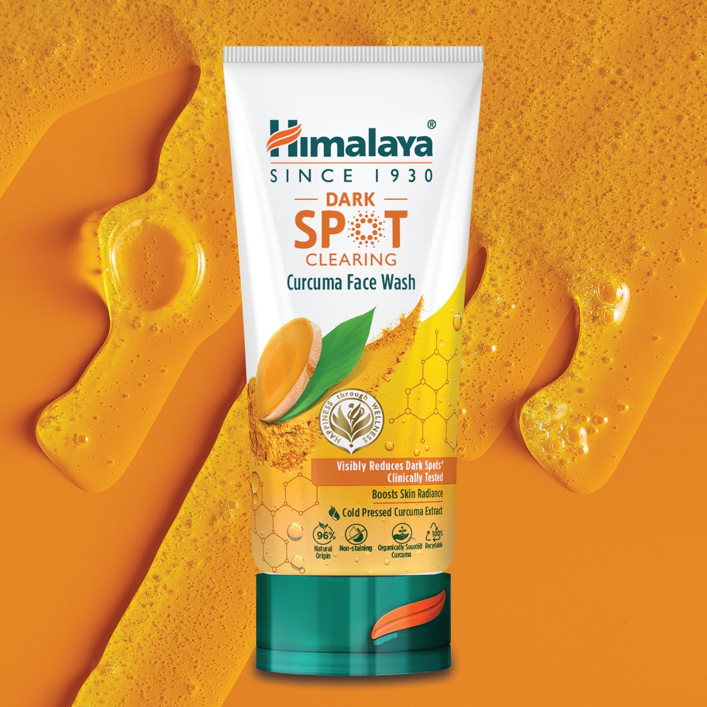 Himalaya Dark Spot Clearing Curcuma Face Wash, Boosts Skin Radiance and Visibly Reduced Dark Spots 150ml