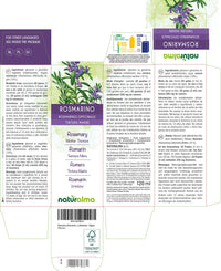 Rosemary (Rosmarinus officinalis) Leaves Alcohol-Free Mother Tincture Naturalma - Liquid Extract Drops 120 ml - Food Supplement - Vegan