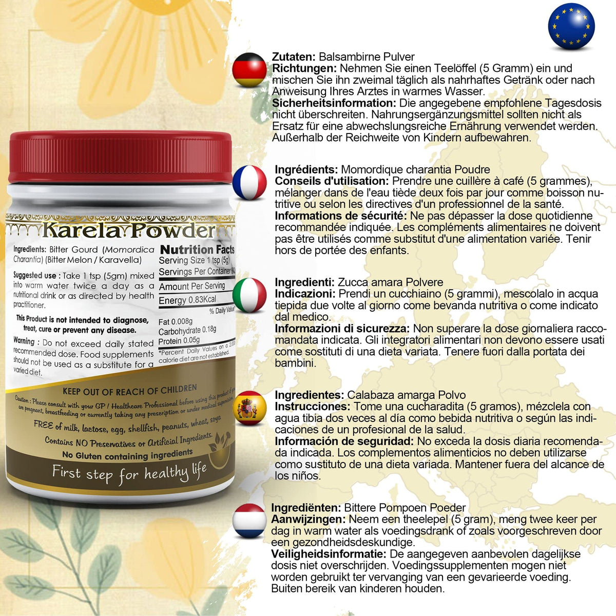 Aushadh Bitter Gourd (Karela) Powder