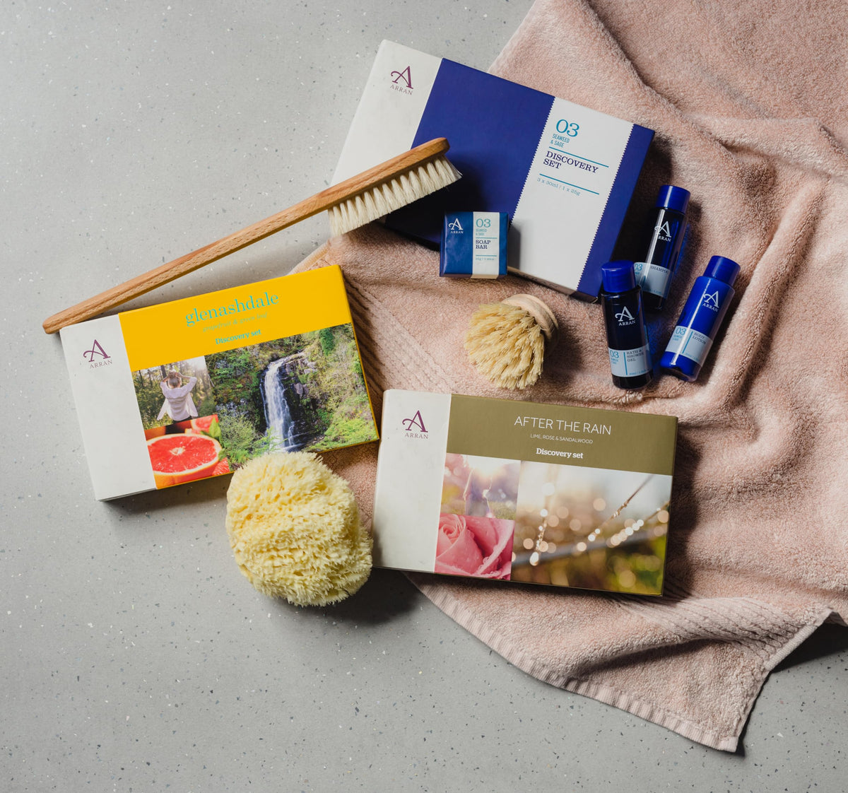 Arran Sense of Scotland Arran Lochranza & Machrie Body Gift Set with Patchouli & Rockrose