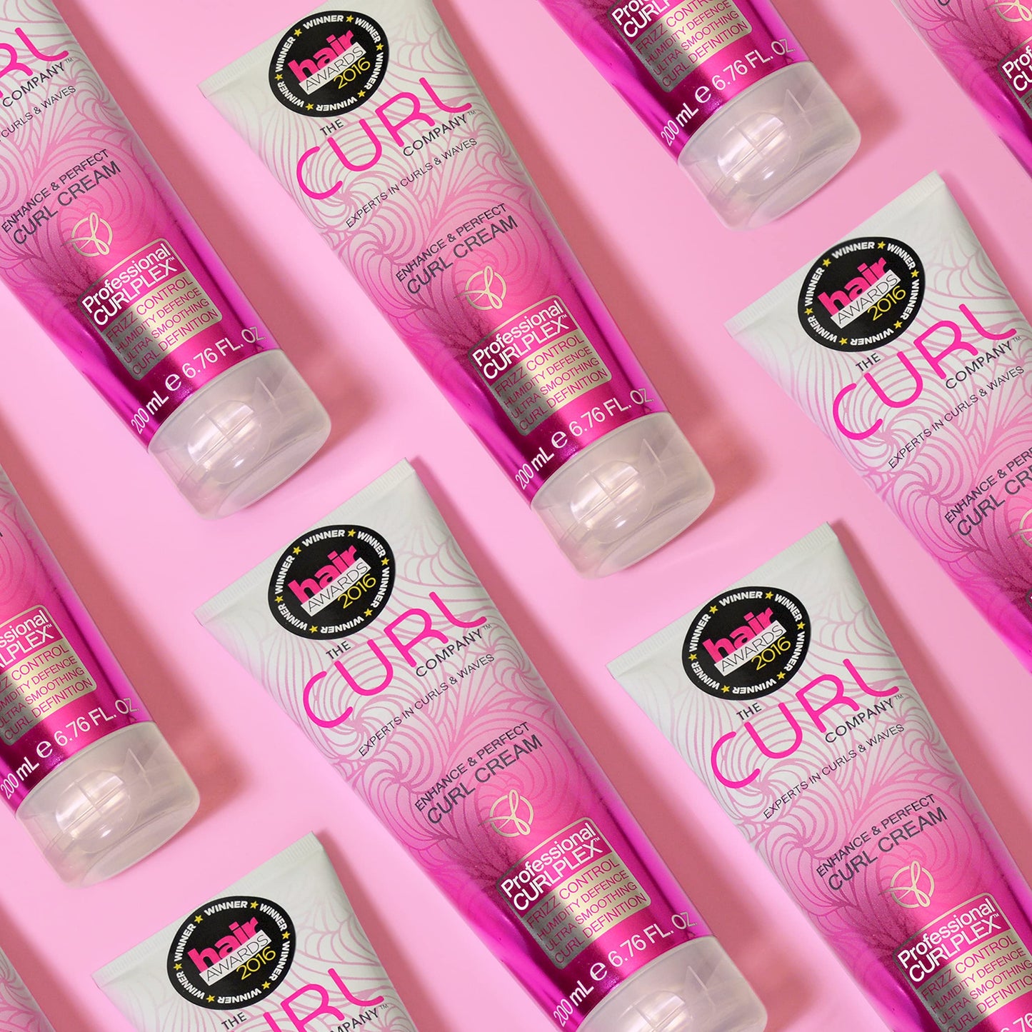 The Curl Company Enhance & Perfect Curl Cream (200ml) - Professionally Formulated with Nourishing Curplex with Moringa Oil. Experts in Curls & Waves