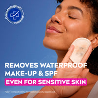 NIVEA Waterproof Expert Micellar Water (400ml), Effective yet Gentle Makeup Remover, Micellar Skin Cleanser with Amino Acid Complex and Black Tea Extract