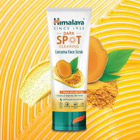 Himalaya Dark Spot Clearing Curcuma Face Scrub, Exfoliates and Improves Skin Texture, 75ml
