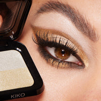 Kiko Milano KIKO Milano Bright Duo Eyeshadow 01, Duo Eyeshadow With Rich, Intense Colour Payoff