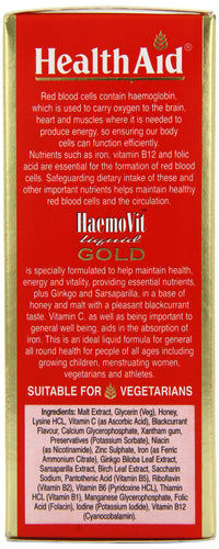 HealthAid Haemovit Gold Tonic Liquid 200ml