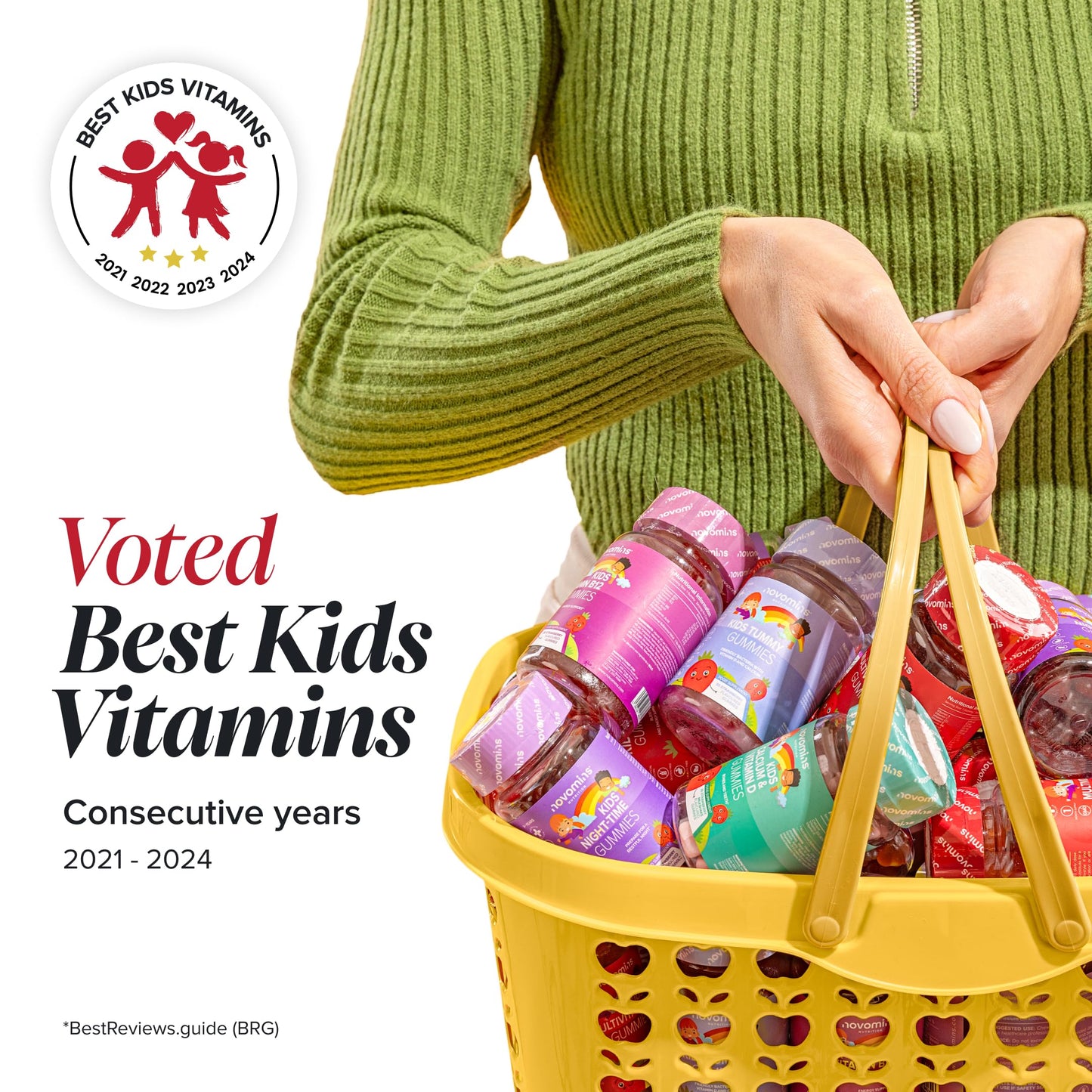 novomins Kids Multivitamin Gummies - 13 Essential Kids Vitamins – 1 Month Supply - Chewable Multivitamins Gummies 3-12 and Older - Childrens Vitamins - Novomins