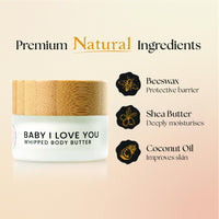 The Edinburgh Natural Skincare Company Ltd. Baby Body Butter – 100% Natural Travel Size Baby Lotion | With Shea Butter, Jojoba Oil, Coconut Oil, Beeswax | For Sensitive Skin, Nappy Rash & Eczema | 20ml | Edinburgh Natural Skincare