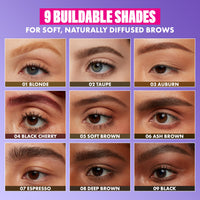 NYX PROFESSIONAL MAKEUP NYX Professional Makeup Powder Louder Brow Pencil, Buildable Shades, Up to 12 Hours of Wear, Transfer and Fade Resistant, With Thickening Micro-Fibres, Vegan Formula, Shade: Deep Brown