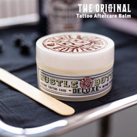 Magnum Tattoo Supplies Hustle Butter Deluxe Tub"The Ones" Organic Tattoo Care 30ml (1oz) By Richie Bulldog You Can’t Knock The Hustle