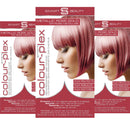 Metallic Rose Gold Hair Dye Demi-Permanent, Toner for Bleached Hair, Anti-Breakage Plex Hair Care, Vegan Hair Dye, Cruelty-Free, Grey Coverage, Rose Hair Colour, by Smart Beauty (pack of 3)