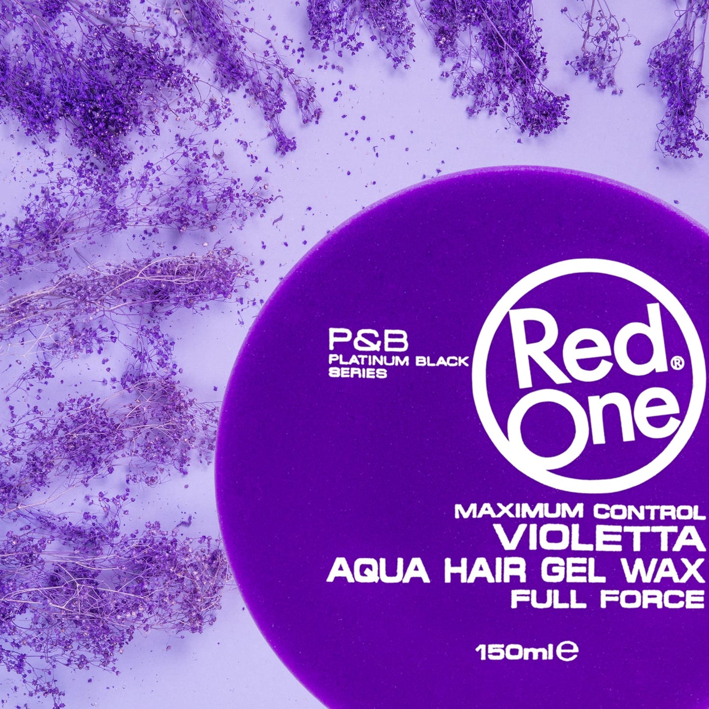Redone RedOne Hair Styling Aqua Wax Bright White & Violetta 2x 150 ml | Edge Control | Ultra Hold | Gel Wax | Men & Women Hair Wax | Lime & Peach Scent | Maximum Control