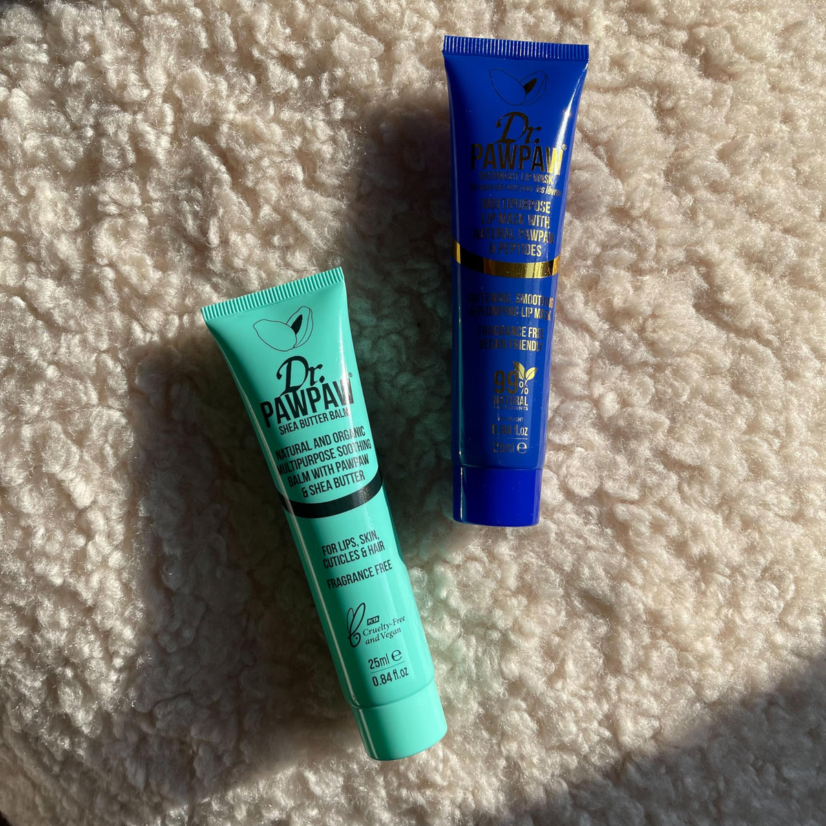 Dr. PAWPAW ORIGINAL BALM Dr. PAWPAW Shea Butter Balm, Multi-Purpose 100% Natural Vegan Friendly Balm, Great For Skin Irritations, Lips, Cheeks & Sun Burn 25ml