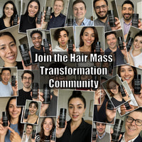 HAIR MASS Hair Mass – Hair Building Fibres for Thinning Hair – Natural & Undetectable Hair Loss Concealer – Wind & Sweat Resistant – 27.5g (Grey)