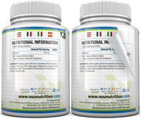 Nu U Nutrition D-Mannose Tablets 500mg - 120 Vegan Tablets - 4 Month Supply - High Strength D Mannose - Not Capsules or Powder - Made in The UK
