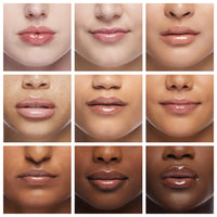 Mrettick Moisturizing Lip Oil 6 Pcs Roll-on Lip Oil Set Fresh Lip Glaze Transparent Colorless Moisturizing Lip Lotion Hydrating Lip Oil Set for Lip Care（Color Box Packaging）