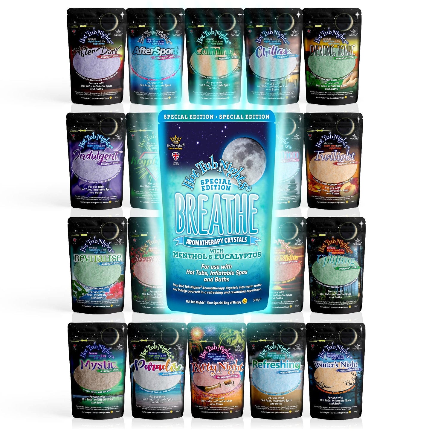 Hot Tub Nights (Sensual) Aromatherapy Crystals Vegan (500g)