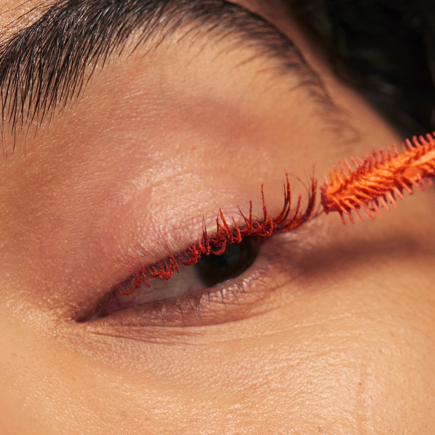 3INA 3ina MAKEUP - The Color Mascara 172 Oramge with Vegetal Keratin Volume and Lift Long-Lasting Flake Free Lengthening for Sensitive Eyes Vegan Cruelty Free, 31.0 grams, Pack of 1