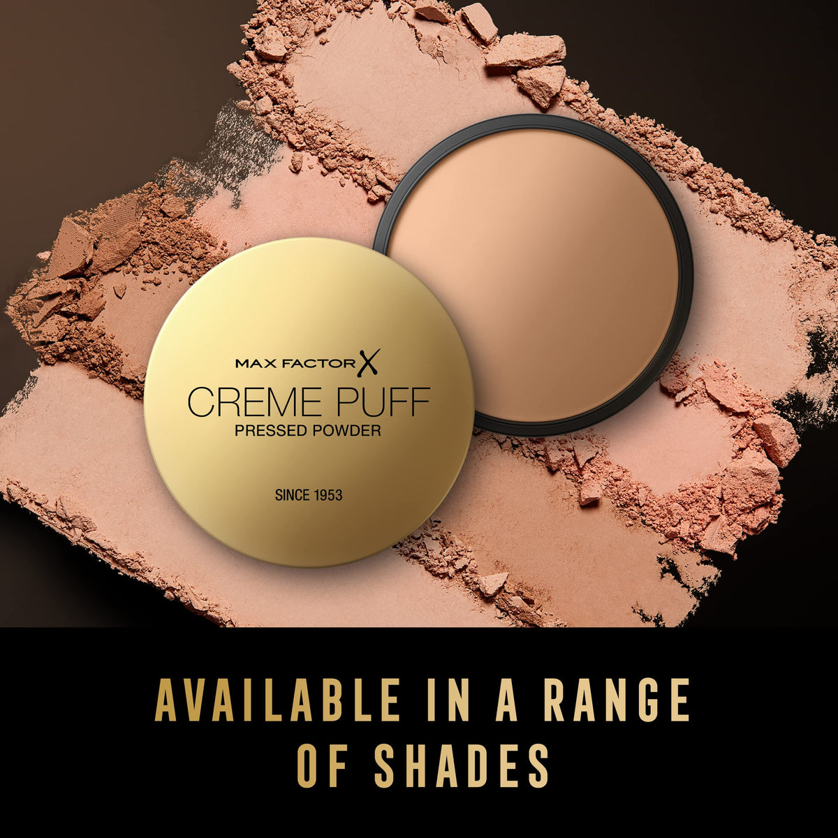 Max Factor Crème Puff Pressed Powder, 41 Medium Beige, 14g