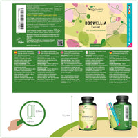 Vegavero BOSWELLIA SERRATA | 9450 mg 15:1 Extract 85% Boswellic Acids | NO Additives | Indian Frankincense Gum Resin Extract | Supports Healthy Bones and Joints | 120 Capsules | Vegan