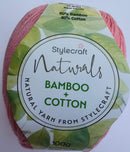 Stylecraft Naturals 60% Bamboo and 40% Cotton 100g DK - 7133 Blush
