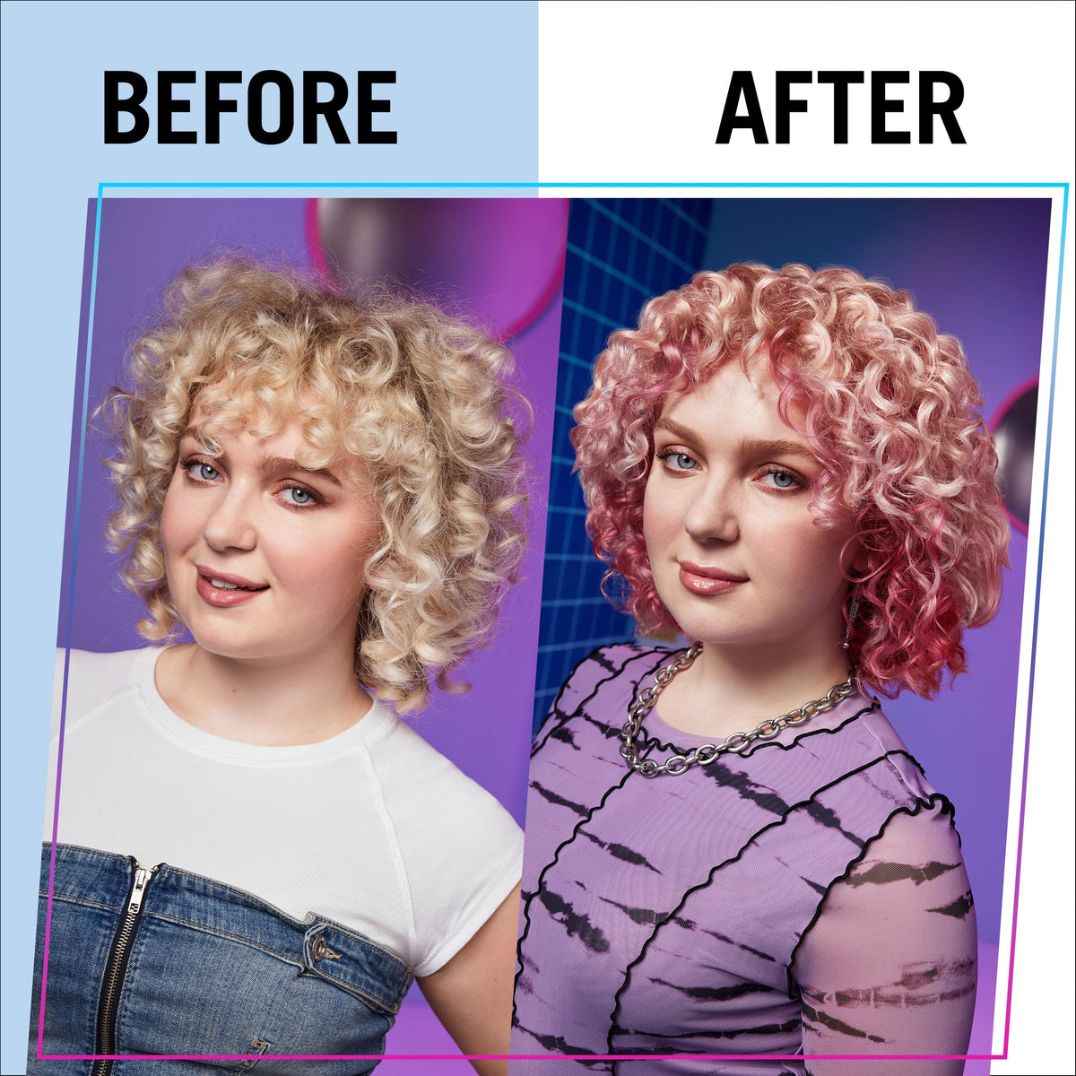 Schwarzkopf LIVE Ultra Brights or Pastels Dusty Rose 025 Shade, Semi-Permanent Rose Hair Dye, FINAL FANTASY™ XIV Online x Live, Vibrant Hair Dye Kit Lasts Up to 15 Washes