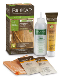 BIOKAP BioKap Extra Light Golden Blond 9.3 Rapid Permanent Hair Colour Organic & Vegan Formula for Sensitive Skin 135ml