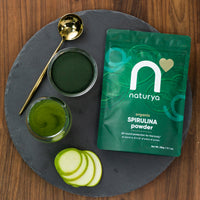 Naturya Organic Spirulina Powder 200g - Superfood Supplement for Energy, Immunity, & Detox – 100% Natural, Nutrient-Rich with High Protein & Iron, Non-GMO, Vegan-Friendly - Resealable Pack