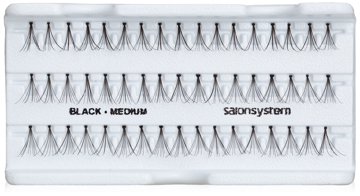 Salon System Individual Lashes Flare Black - Medium