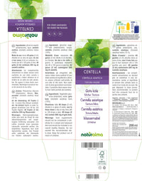Gotu kola (Centella asiatica) herb Alcohol-Free Mother Tincture Naturalma | Liquid Extract Drops 200 ml | Food Supplement | Vegan