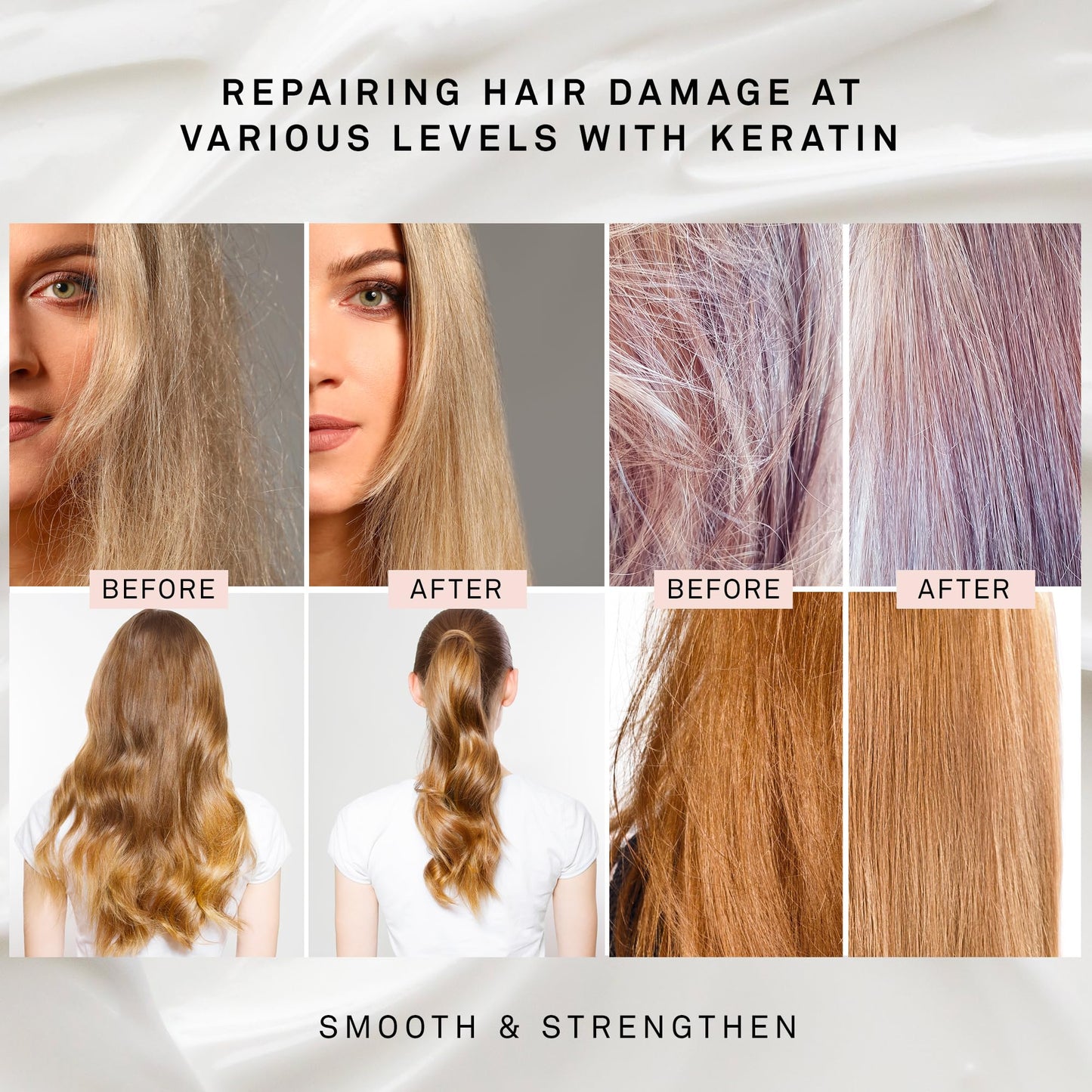 Vegnclever Keratin Hair Mask: Keratin Hair Treatment Mask, Deep Conditioning Hair Mask Treatment, Hair Deep Conditioner Mask for Damaged Dry Hair, Keratin Hair Mask for Fine, Curly and Straight Hair