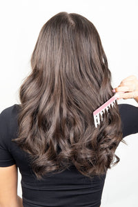 Invogue Brushworks Smoothing Curl Comb Pink