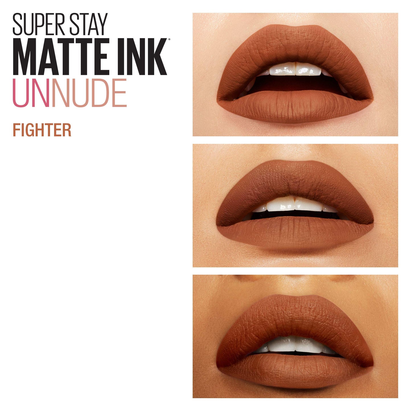 Maybelline Superstay Matte Ink Longlasting Liquid, Nude Lipstick, Up to 12 Hour Wear, Non Drying, 75 Fighter