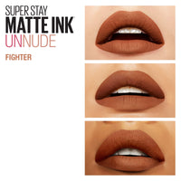 Maybelline Superstay Matte Ink Longlasting Liquid, Nude Lipstick, Up to 12 Hour Wear, Non Drying, 75 Fighter