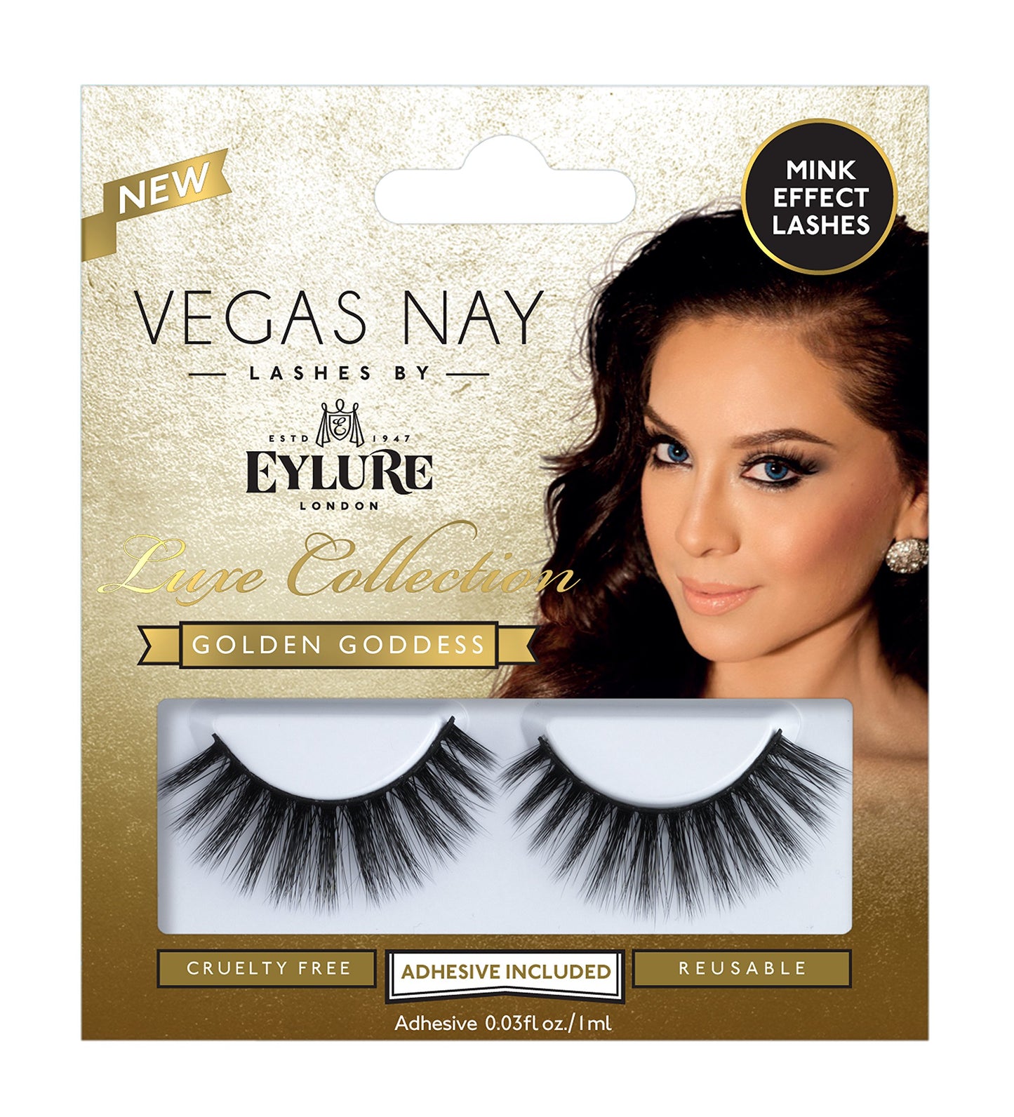 Eylure Vegas Nay Eyelash, Golden Goddess